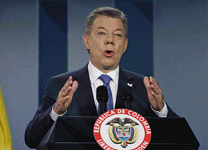 Colombian president wins Nobel Prize for peace efforts