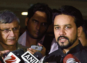 Not asked ex-BCCI prez to speak on govt interference: Thakur