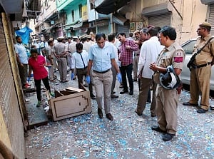 Blast near firecrackers godown kills one