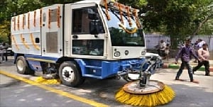 City to vacuum dust pollution away