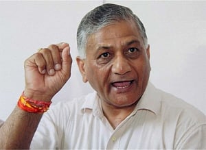 Congress, AAP doing politics over dead bodies: V K Singh