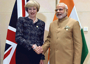 Defence, trade to be focus of May's talks with Modi