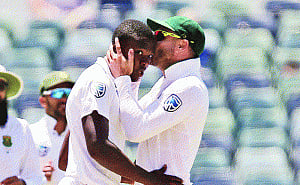 Rabada bowls SA to 177-run victory