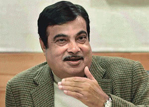 Development in UP only visible in advertisements: Gadkari