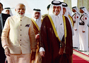 Modi, Qatar PM hold delegation-level talks