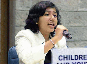 UAE-based Indian teen wins Children Peace Prize