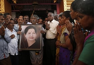 AIADMK workers throng Apollo Hospials, pray for Jaya