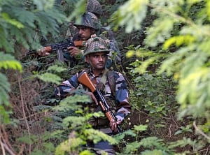 Three lashkar militants killed in Kashmir gunfight