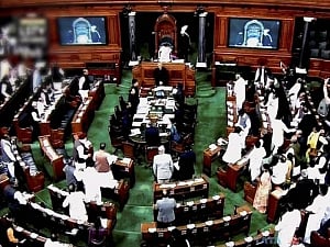 lok Sabha adjourned for the day amid disruptions