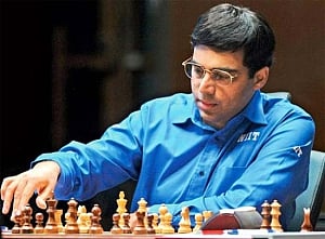 Anand joint third in london Classic