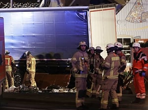 12 killed as lorry ploughs into Berlin Xmas market