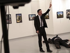 Invoking Syria, policeman kills Russian ambassador to Turkey