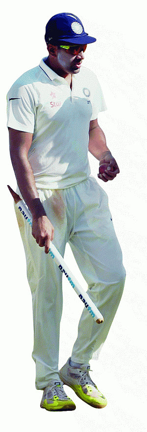 Double delight for Ashwin
