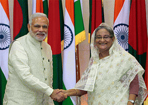 'India, Bangladesh settled border disputes peacefully'