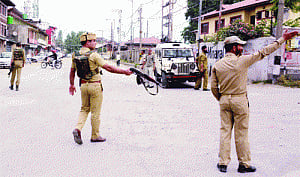 On high alert in Kashmir