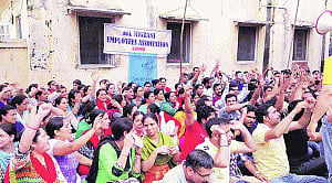 Pandits leaving valley