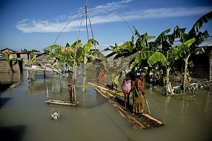 Flood creating havoc