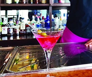 Calling you in over a drink