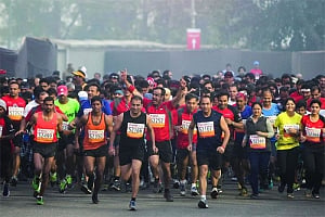 Put on your running shoes
