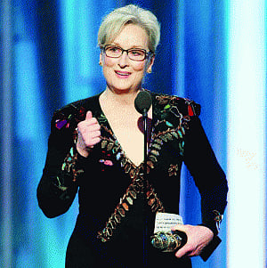 Streep unveils her trumpcard