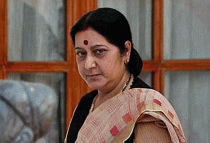 Angry Sushma asks Amazon to withdraw Tricolour themed doormats