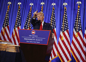 Trump says he may scrap Russia sanctions
