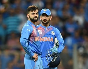 Kohli slips, Dhoni rises slightly in ICC ODI rankings