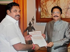 Sasikala loyalist Palaniswami sworn in as Tamil Nadu CM