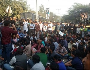 Clashes at Ramjas College after ABVP ruckus