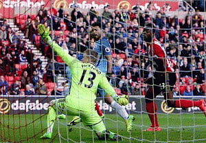 Manchester City beat Sunderland, return to EPl top 3