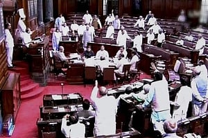Ruckus in Rajya Sabha over Goa Governor