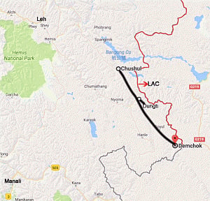 Chushul-Demchok road to rein in PlA
