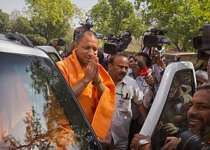 Adityanath in Delhi; portfolio allocation may be discussed