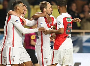 Germain leads Monaco into French Cup semis