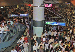 Porn clip plays at Delhi's busiest Metro station, goes viral