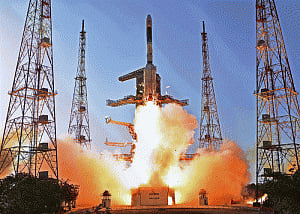 India successfully launches South Asia Satellite, "gift" to neighbours