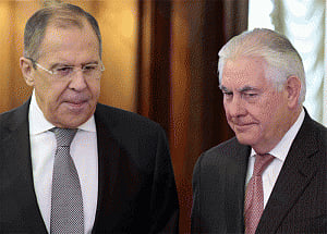 Tillerson, lavrov discuss Syria conflict