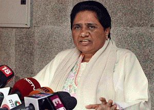 Stop saffron appeasement, Mayawati tells BJP