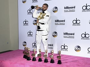 Drake leads the Billboard