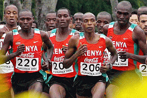 Kenyan runners battle for top honours at athletics championship