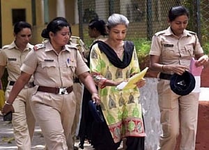 Indrani among 200 booked for rioting in jail post convict's death