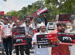 Indian Americans hold protests against mob lynchings in India