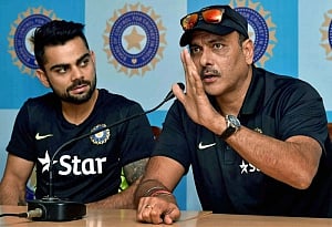 Kohli says no extra pressure after Shastri takes over as head coach