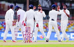 India in complete control