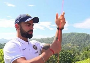 Indian cricket team celebrate I-Day in Kandy