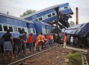 Mangled coaches pose tough challenge for track clearance