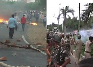 5 dead, scores injured as as Dera followers go on the rampage