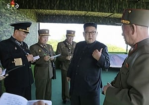North Korea fires three missiles into sea: US