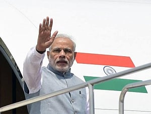 Modi leaves for home after Myanmar visit