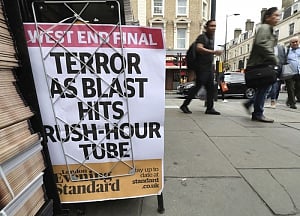 Manhunt underway for UK Tube bomb suspects